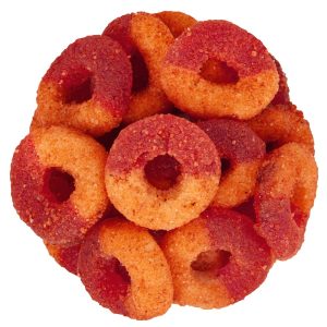 Aliens Poop Revolcado Gummy Mix 1 Pound| Chamoy Spicy Mexican Candy with Chili Powder(Watermelon Rings, Peach Rings & Worms) - Image 4