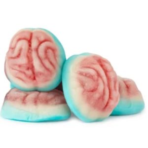 Build Your Own Crazy Forms Gummy Mix Sweet Candy ( NOT SOUR) Cupcakes, Dinosaurs, Brains, Eggs, Gators, Ice Cream (Your Selection ) - Big Daddy 32 oz (2 LB), Brains