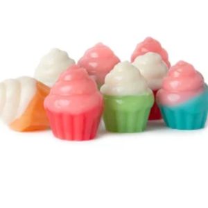 Build Your Own Crazy Forms Gummy Mix Sweet Candy ( NOT SOUR) Cupcakes, Dinosaurs, Brains, Eggs, Gators, Ice Cream (Your Selection ) - Big Daddy 32 oz (2 LB), Cupcakes