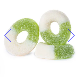 Build Your Own Gummy Candy Mix | Custom Gummies Candy Mix (Not Sour) Your Selection - Big Daddy 32 oz (2 LB), Green Apple Rings - Image 1