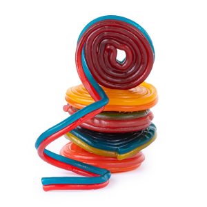 Licorice Wheel Candy | Dual Line Strawberry, Blue Raspberry & Dual-Flavor Licorice Wheels (Your Selection) - Big Daddy 32 oz (2 LB), Dual Flavor Licorice Roll 1 Licorice Wheel Candy | Dual Line Strawberry, Blue Raspberry & Dual-Flavor Licorice Wheels (Your Selection) - Big Daddy 32 oz (2 LB), Dual Flavor Licorice Roll - Image 1