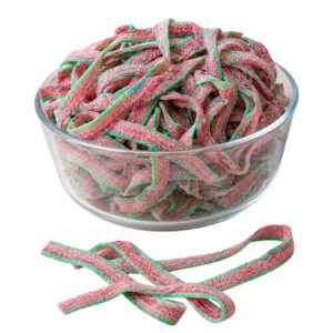 9" Watermelon Sour Belts | 16 oz (1 LB) Gelatin-Free - Bulk Candy - By Dorval 19 9" Watermelon Sour Belts | 16 oz (1 LB) Gelatin-Free - Bulk Candy - By Dorval - Image 9