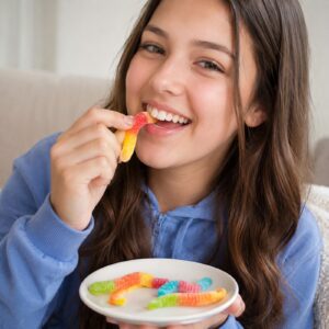 Sour Gummy Worms Candy | 32 oz (2 LB) Bag of Gummies | Bulk Candy 9 Sour Gummy Worms Candy | 32 oz (2 LB) Bag of Gummies | Bulk Candy - Image 2