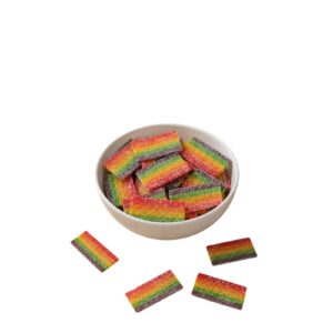 Rainbow Sour Belt Bites | 32 oz (2 LB) - Bulk Candy 13 Rainbow Sour Belt Bites | 32 oz (2 LB) - Bulk Candy - Image 7