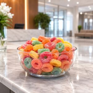 Fruit Rings Assorted Gummy Candy | 32 oz (2 LB) Bag of Gummies | Bulk Candy 8 Fruit Rings Assorted Gummy Candy | 32 oz (2 LB) Bag of Gummies | Bulk Candy - Image 3