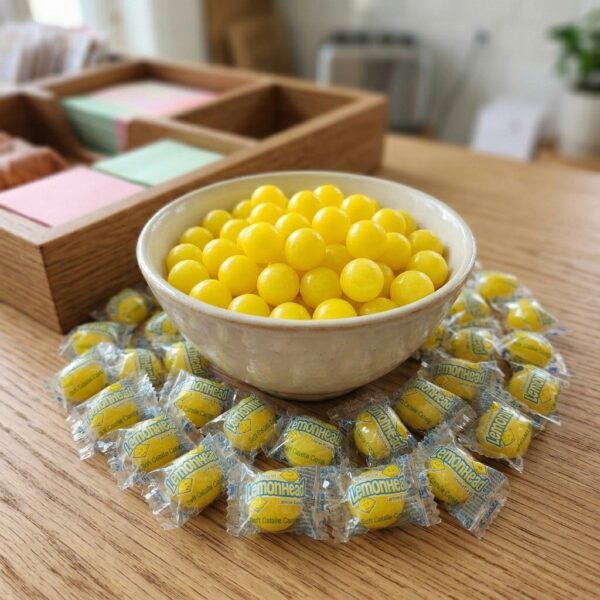 Lemonheads Wrapped Candy 110 Pieces | 32 oz (2 LB) Classic Lemon Candy, Bulk Candy 2 aryellys candy shop lemonheads00022