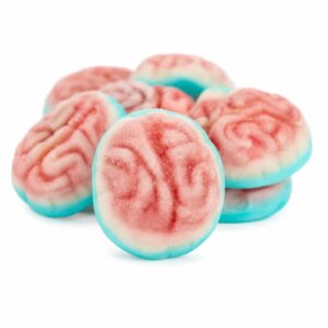 Brains Gummy Candy | 16 oz (1 LB) Bag of Gummies | Bulk Candy