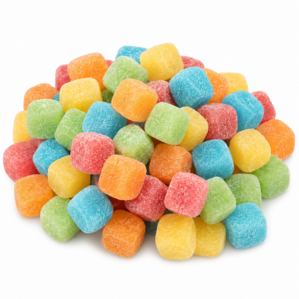 Rainbow Cubes Sour Gummy Candy | Bag of Gummies | Bulk Candy 1 cubes5
