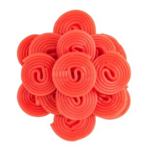 Strawberry Licorice Wheel Candy | Dual Line 16 oz (1 LB) Bag | Bulk Candy - Image 7