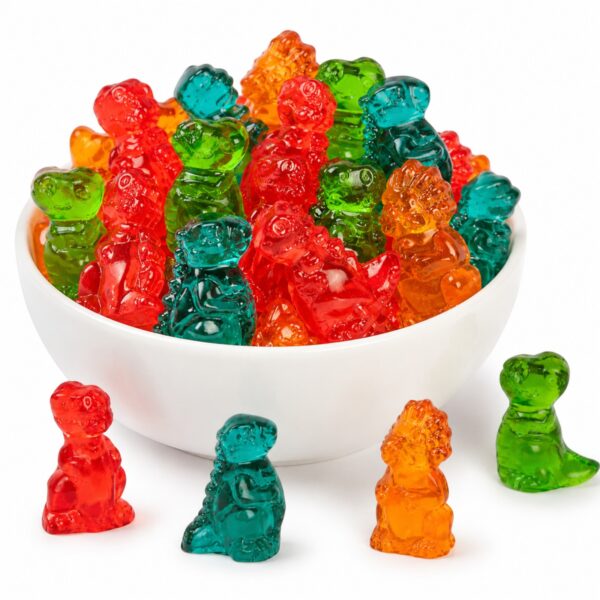 Dinosaurs Gummy Candy | 16 oz (1 LB) Bag of Gummies | Bulk Candy 9 dinosaurs gummy202