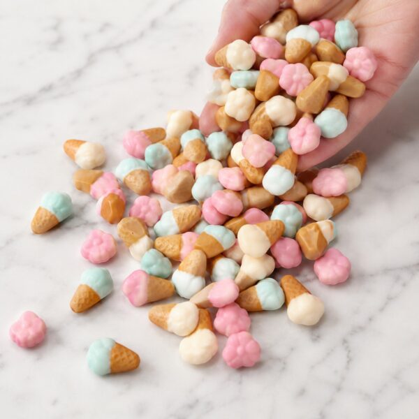 Ice Cream Cones Gummy Candy | 16 oz (1 LB) Bag of Gummies | Bulk Candy 2 ice cream cones gummy27