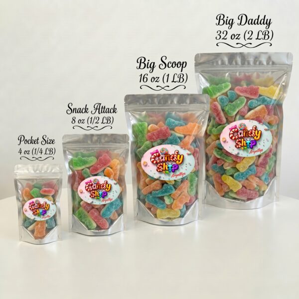 Sneaker Sour Gummy Candy | Bag of Gummies | Bulk Candy 3 sneakerspack