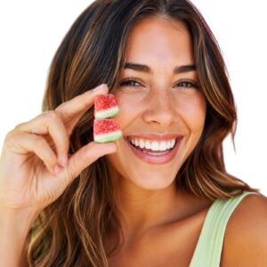 Watermelon Wedges Sour Gummy Candy | Bag of Gummies | Bulk Candy 8 Watermelon Wedges Sour Gummy Candy | Bag of Gummies | Bulk Candy - Image 3