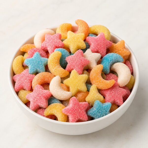 Stars and Moons Sour Gummy Candy | Bag of Gummies | Bulk Candy 2 stars moon gummy22