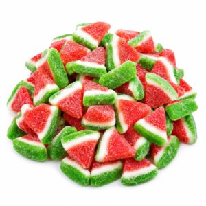 Watermelon Wedges Sweet Gummy Candy | 16 oz (1 LB) Bag of Gummies | Bulk Candy