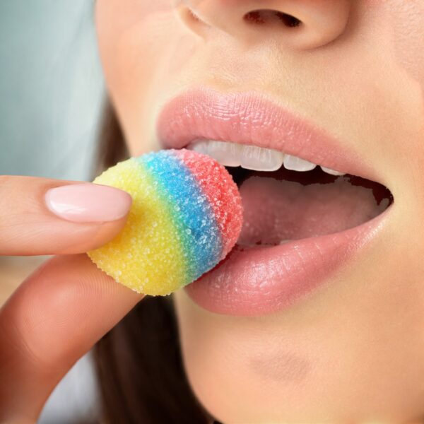 Rainbow Tropical Drops Sour Gummy Candy | 16 oz (1 LB) Bag of Gummies | Bulk Candy 1 tropicl drops22